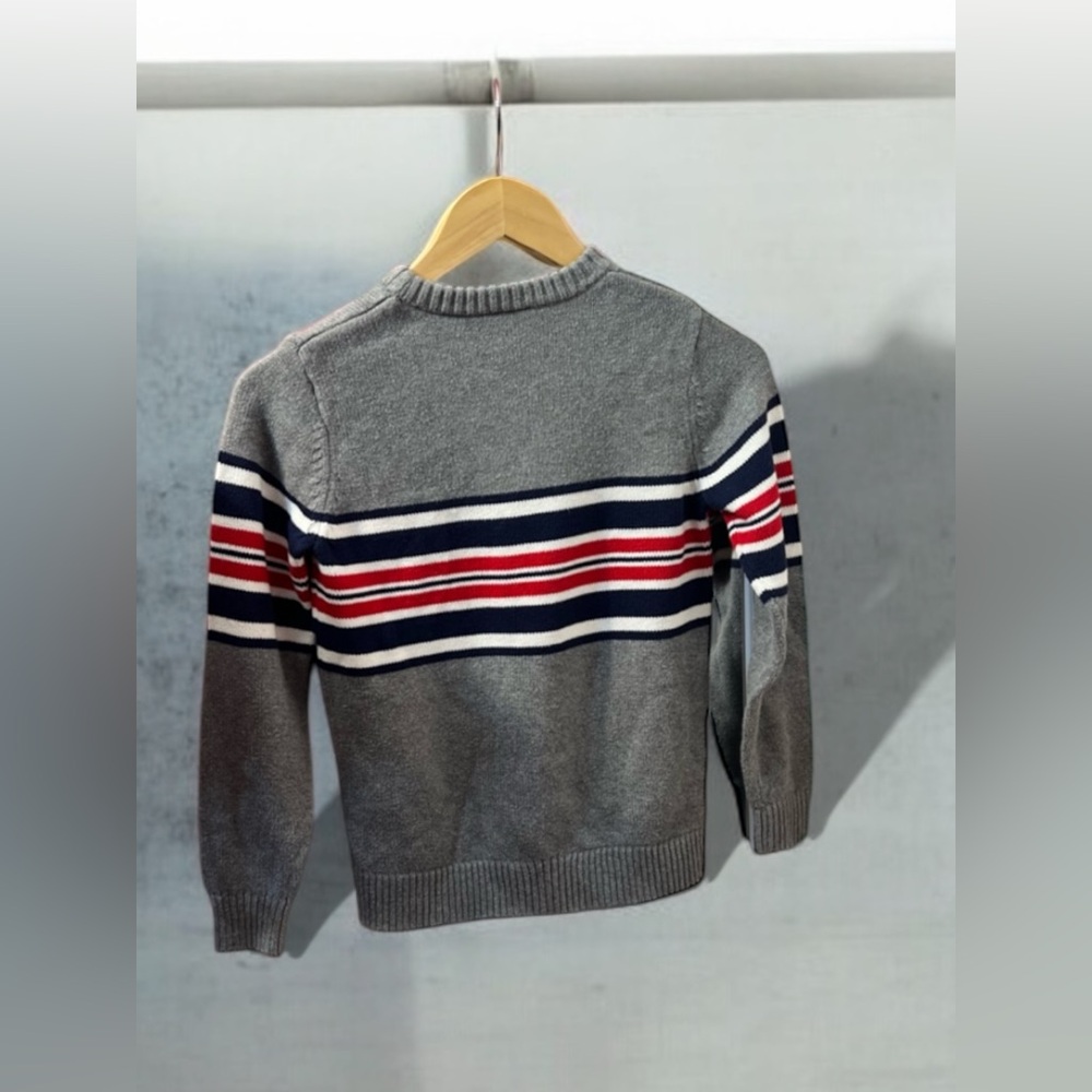 Hanna Andersson Gray Striped Sweater for Kids - Picture 11 of 11